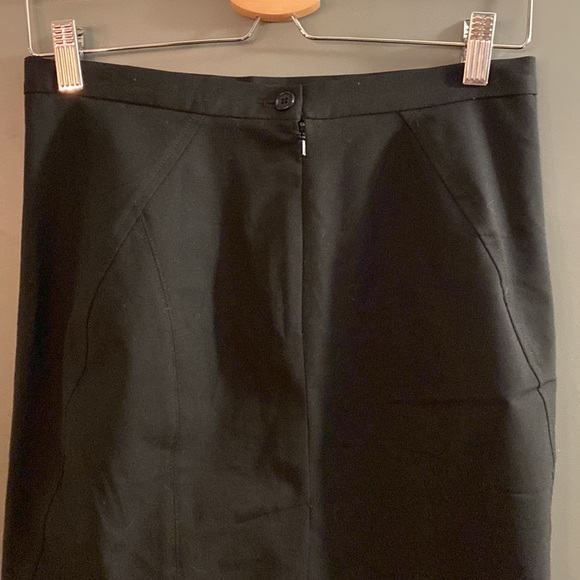 NWT BCBGMaxAzria Janet the Pencil Skirt Wool Blend in Black - Picture 3 of 7